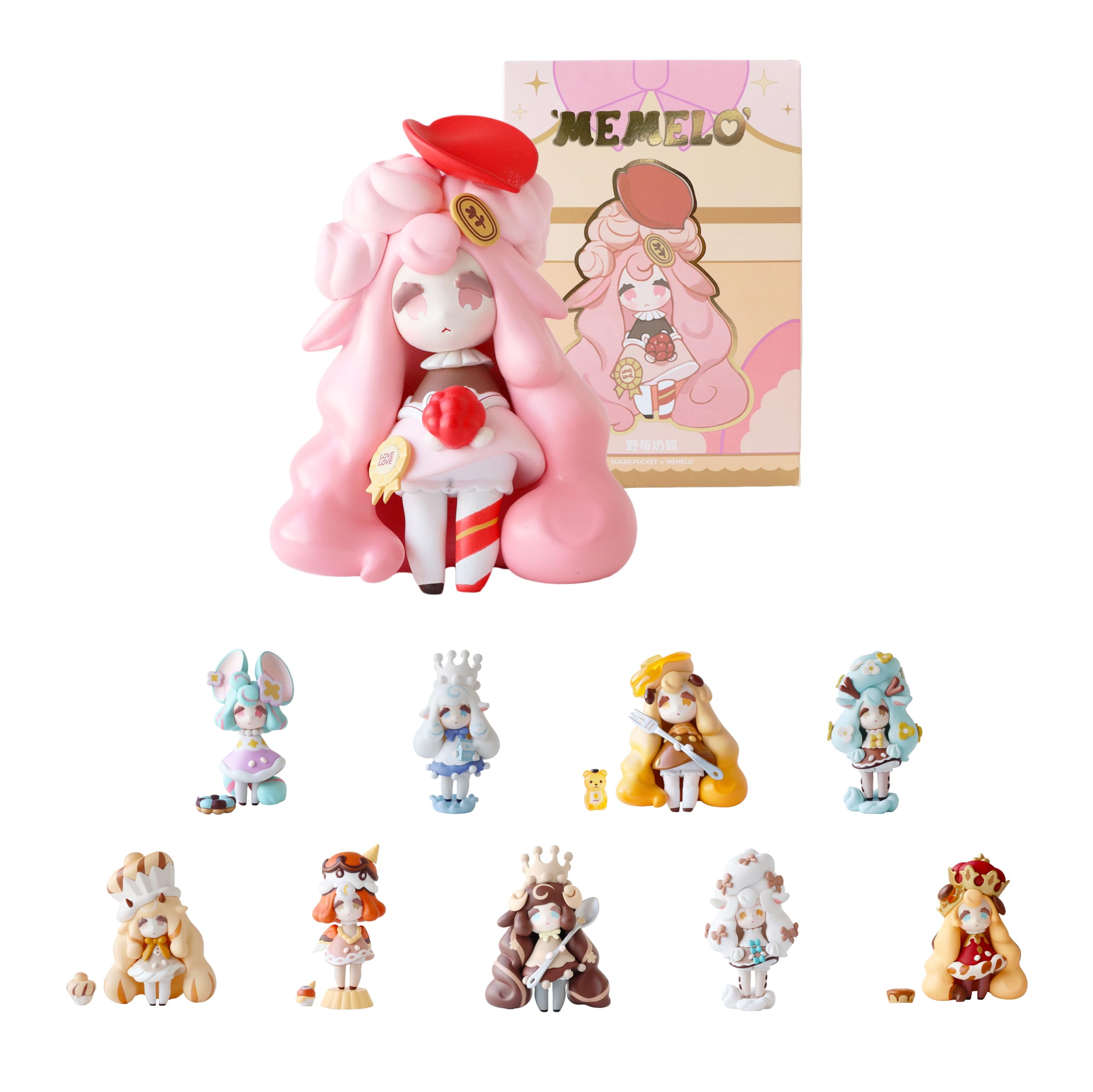 Amazon.com: Sweet Kingdom, Blind Box Dessert Anime Figures, Home